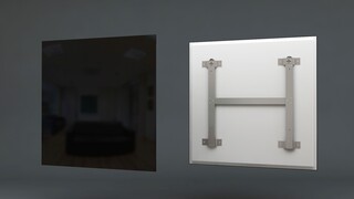 2x Infrarood paneel glas 60 x 60 cm, Ecosun, Type GS, Zwart, 2025